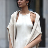 Knit Crew Neck Beige