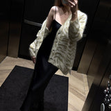 Apres Ski Mohair Cardigan Gold