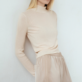 Weightless Turtleneck Nude