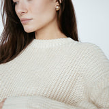 Knit Crew Neck Beige