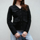 Cammi Knit Jacket Black