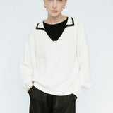 Cashmere Trim Polo