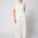 Chiffon Tee Blouse White