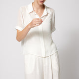 Chiffon Tee Blouse White