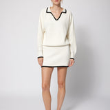Cashmere Trim Polo