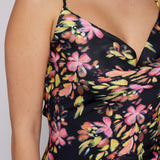 Cowl Neck Slip Dress Painted Pink