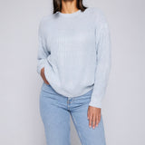 Knit Crew Neck Ice