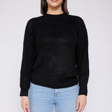 Knit Crew Neck Black