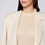 Knit Crew Neck Beige