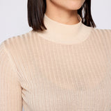 Weightless Turtleneck Nude