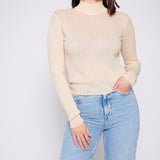 Weightless Turtleneck Nude