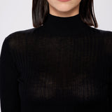 Weightless Turtleneck Black