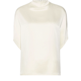 Butter Satin Batwing Top Ivory