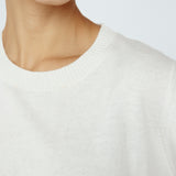 Cashmere Blend Tee Ivory