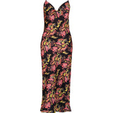 Cowl Neck Slip Dress Painted Pink