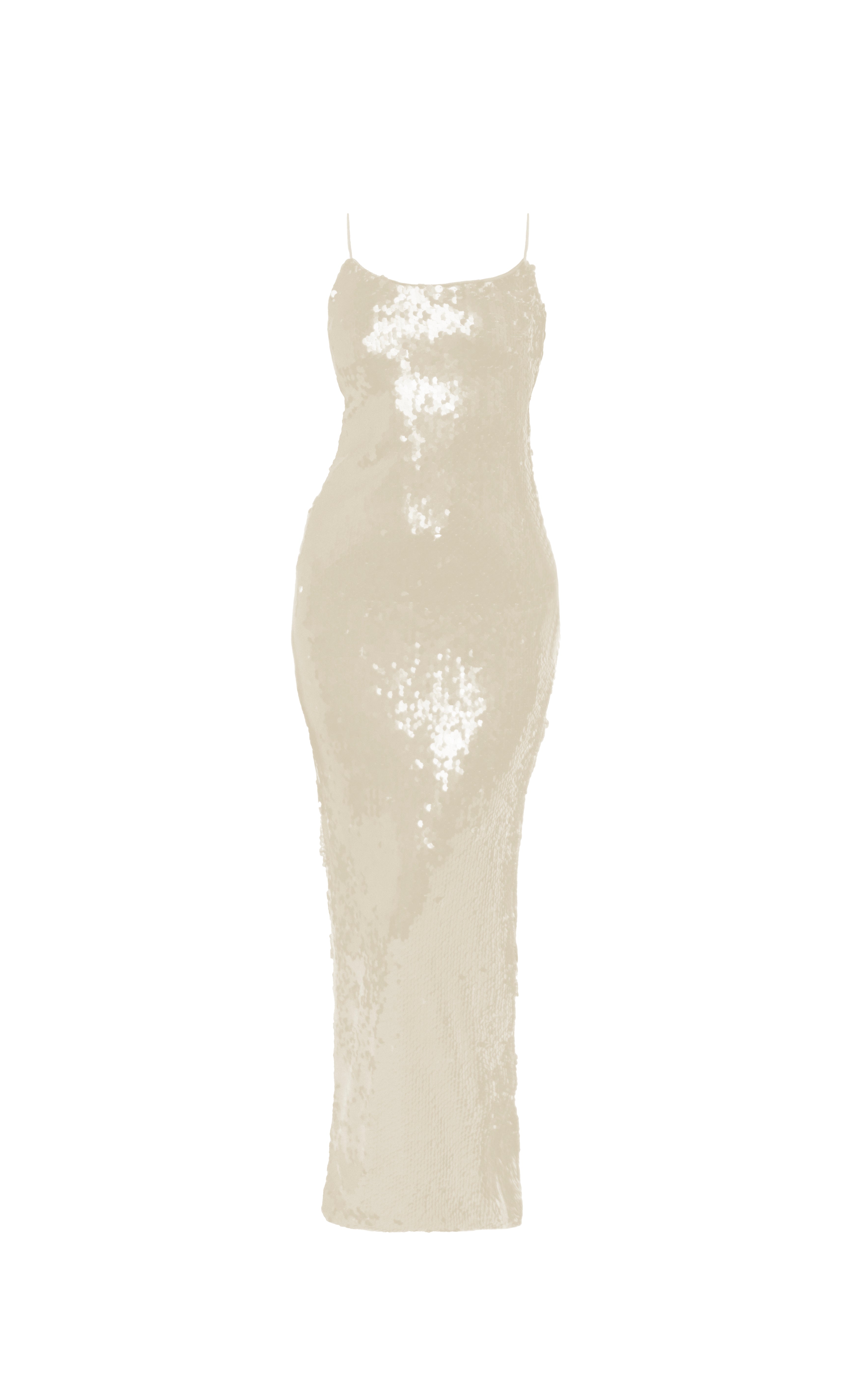 Sequin Dress Ivory Amanda Maria Sequin Dress Ivory Amanda Maria