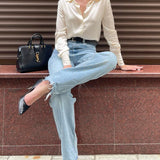 100% Silk Blouse Ivory