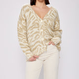 Apres Ski Mohair Cardigan Gold