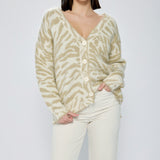 Apres Ski Mohair Cardigan Gold