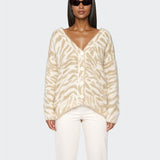 Apres Ski Mohair Cardigan Gold
