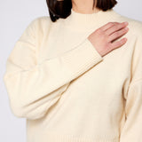 Half Ribbed Pullover
