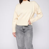 Half Ribbed Pullover