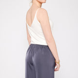 Satin Drawstring Pant Midnight