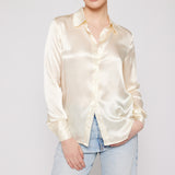 100% Silk Blouse Ivory
