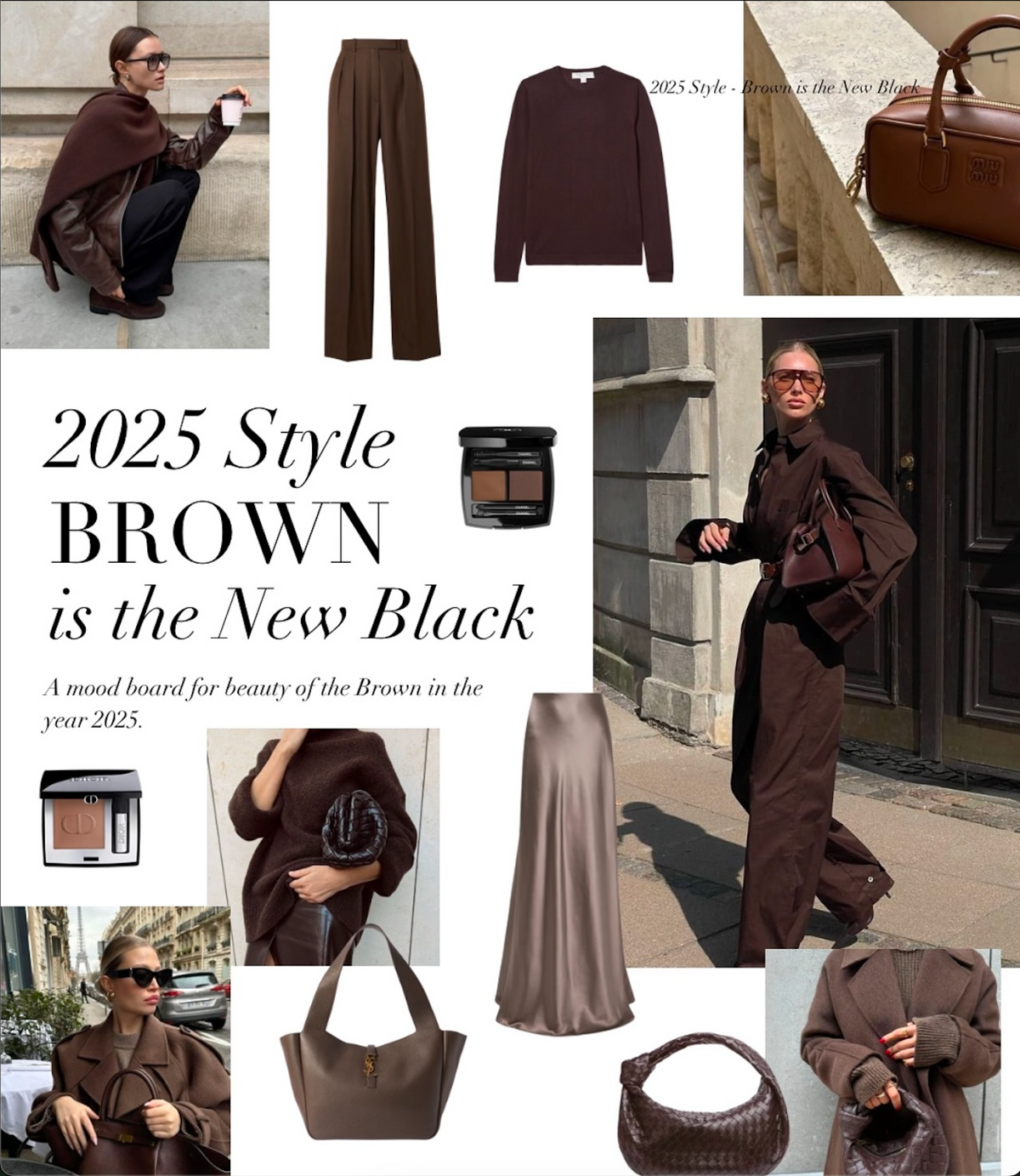 Brown Is the New Black — The It Color of Chic Timeless Luxury