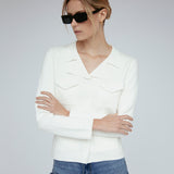 Cammi Knit Jacket Ivory