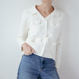 Cammi Knit Jacket Ivory