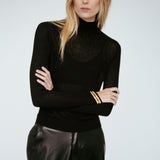 Weightless Turtleneck Black