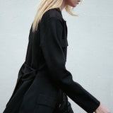 Camila Knit Coat Black