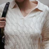 Vail Polo Sweater Ivory