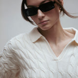 Vail Polo Sweater Ivory