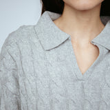 Vail Polo Sweater Charcoal