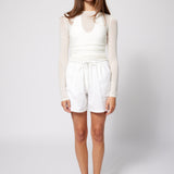 Linen Cotton Bermuda Short