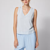 Cashmere Blend Tank Ice