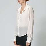 Chiffon Blouse Ivory