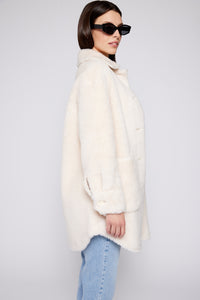 Shearling Jacket Ivory