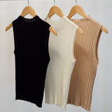 Weightless Ribbed Tank Ivory