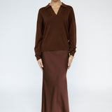 Butter Satin Bias Cut Skirt