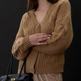 Cable Knit Cotton Sweater