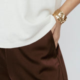 Cashmere Blend Tee Ivory