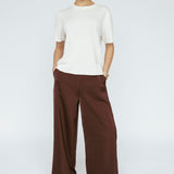Cashmere Blend Tee Ivory