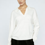 Cashmere Blend Polo Ivory