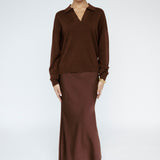 Butter Satin Bias Cut Skirt