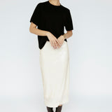 Cashmere Blend Tee Black