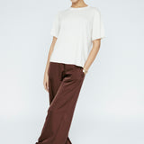 Cashmere Blend Tee Ivory