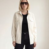 Vegan Leather Western Shacket